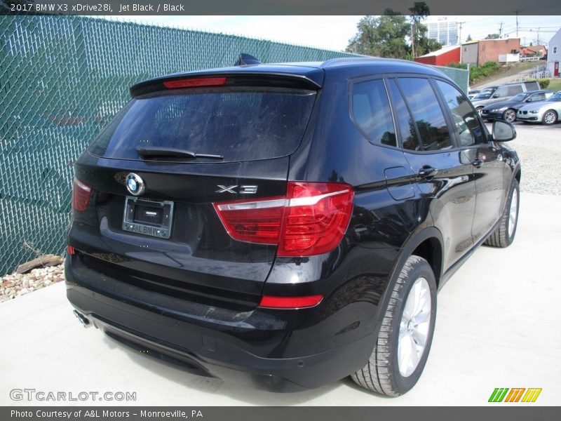Jet Black / Black 2017 BMW X3 xDrive28i