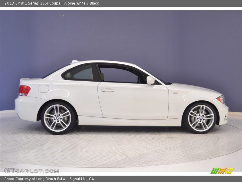 Alpine White / Black 2013 BMW 1 Series 135i Coupe