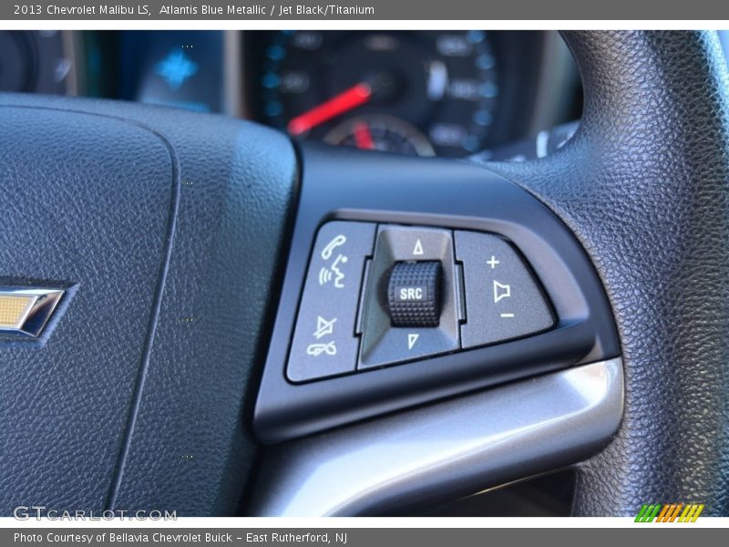 Atlantis Blue Metallic / Jet Black/Titanium 2013 Chevrolet Malibu LS