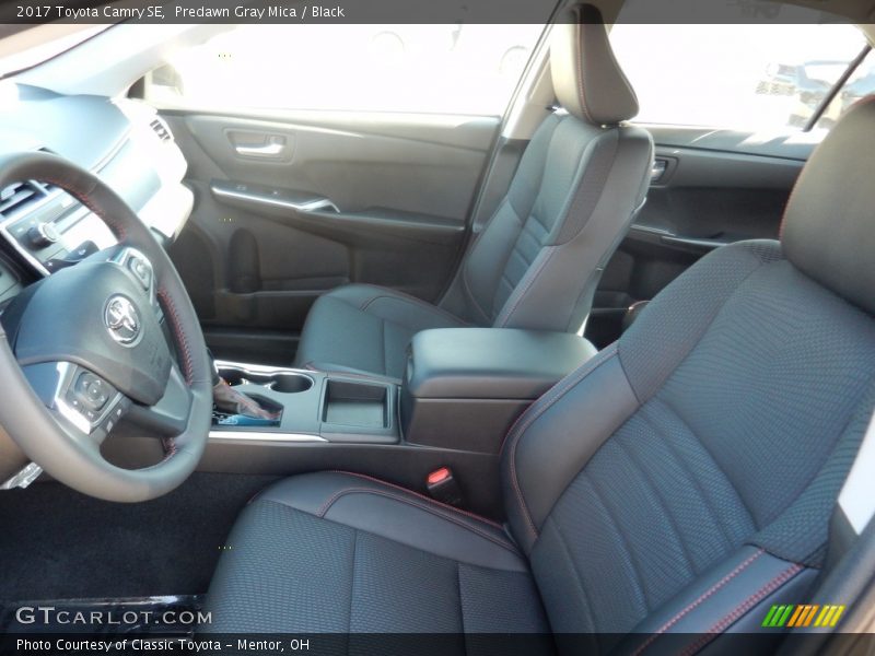 Predawn Gray Mica / Black 2017 Toyota Camry SE