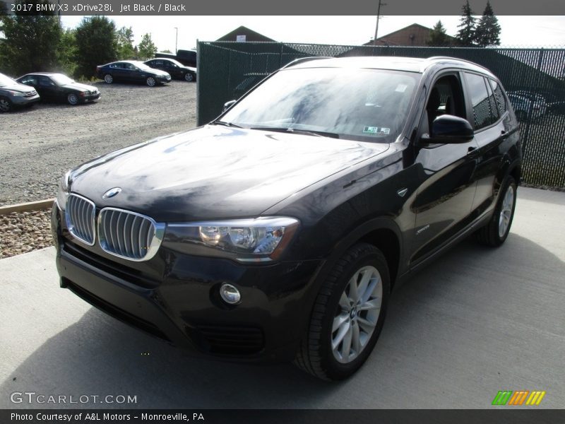 Jet Black / Black 2017 BMW X3 xDrive28i