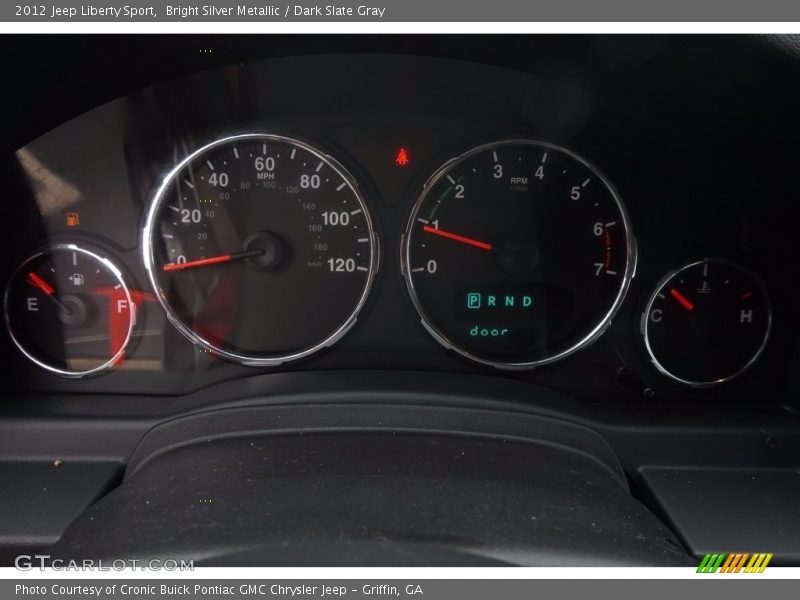 Bright Silver Metallic / Dark Slate Gray 2012 Jeep Liberty Sport