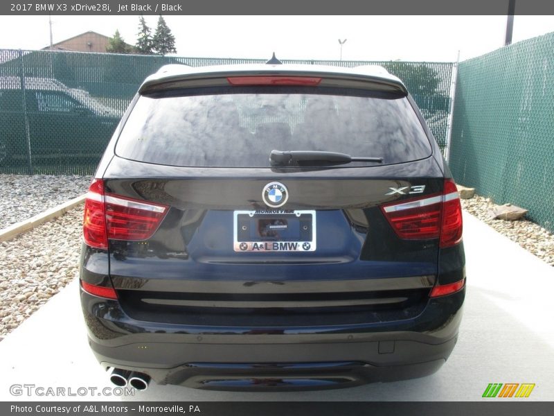 Jet Black / Black 2017 BMW X3 xDrive28i