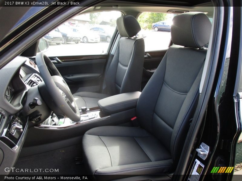 Jet Black / Black 2017 BMW X3 xDrive28i
