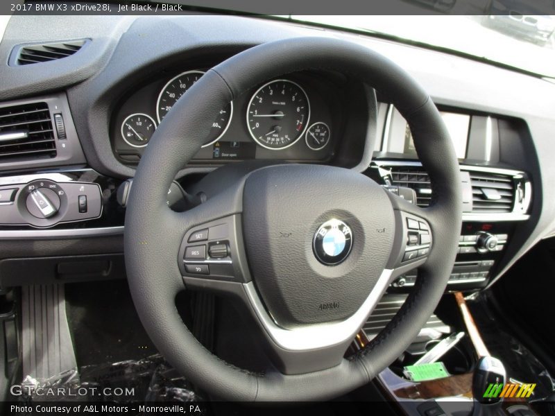 Jet Black / Black 2017 BMW X3 xDrive28i