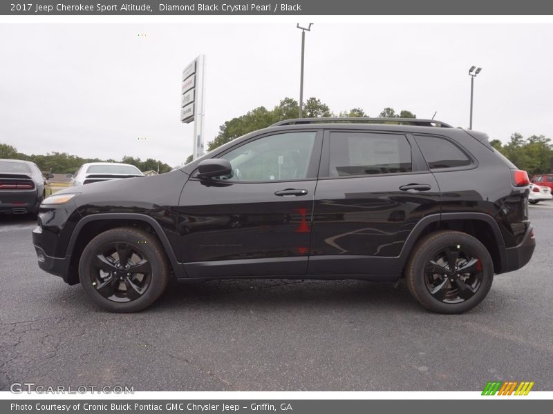  2017 Cherokee Sport Altitude Diamond Black Crystal Pearl