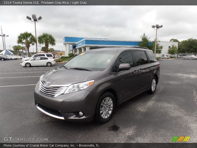 Predawn Gray Mica / Light Gray 2014 Toyota Sienna XLE
