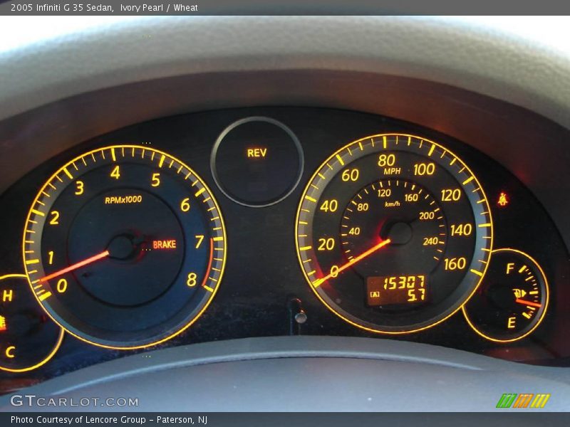 Ivory Pearl / Wheat 2005 Infiniti G 35 Sedan