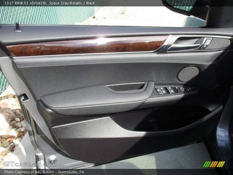 Space Gray Metallic / Black 2017 BMW X3 xDrive28i