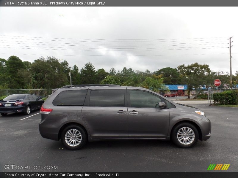 Predawn Gray Mica / Light Gray 2014 Toyota Sienna XLE