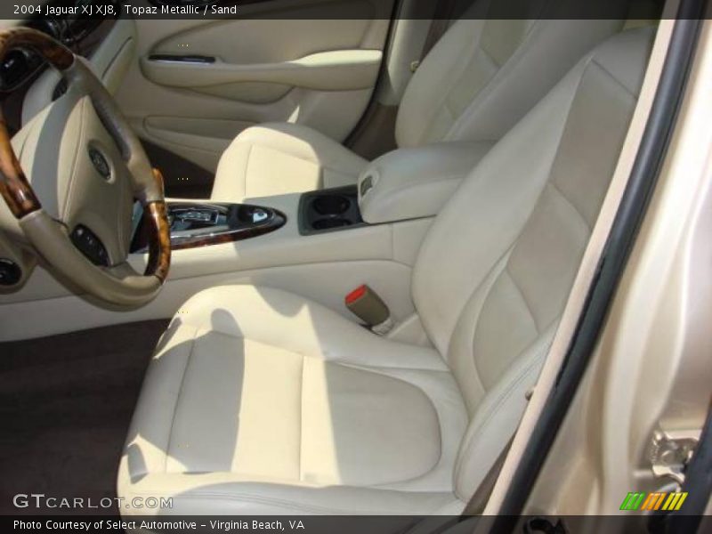 Topaz Metallic / Sand 2004 Jaguar XJ XJ8