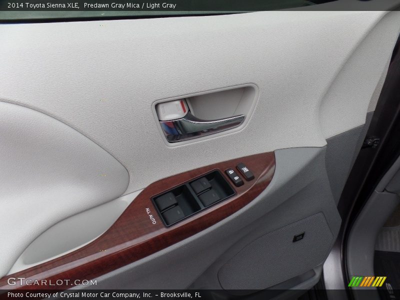Predawn Gray Mica / Light Gray 2014 Toyota Sienna XLE