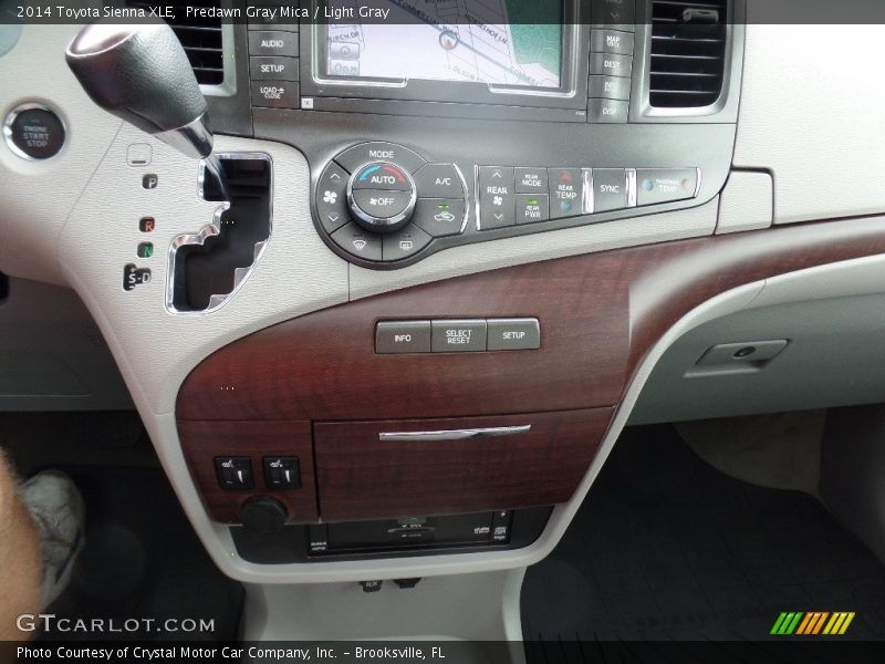 Predawn Gray Mica / Light Gray 2014 Toyota Sienna XLE