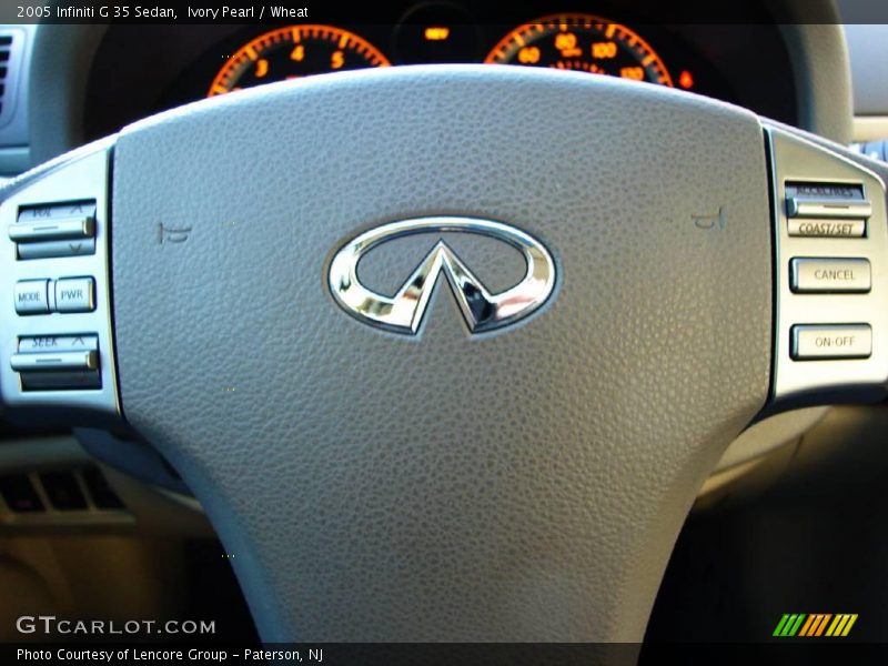 Ivory Pearl / Wheat 2005 Infiniti G 35 Sedan