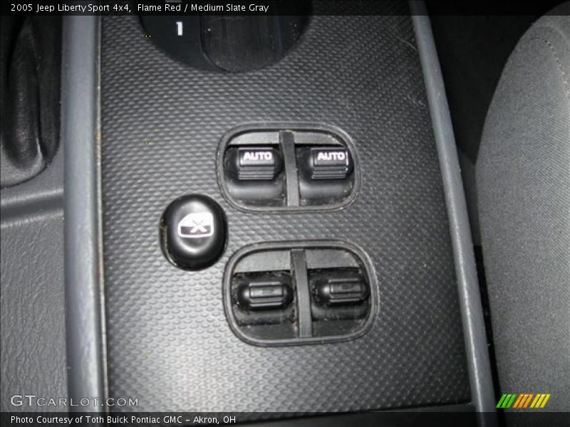 Flame Red / Medium Slate Gray 2005 Jeep Liberty Sport 4x4