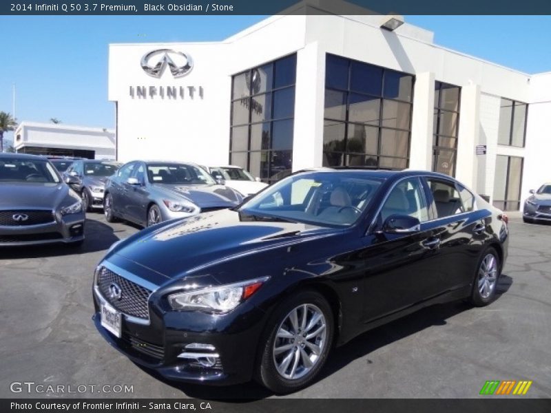 Black Obsidian / Stone 2014 Infiniti Q 50 3.7 Premium