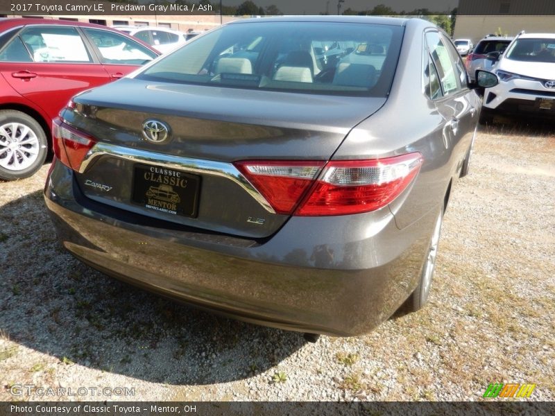 Predawn Gray Mica / Ash 2017 Toyota Camry LE