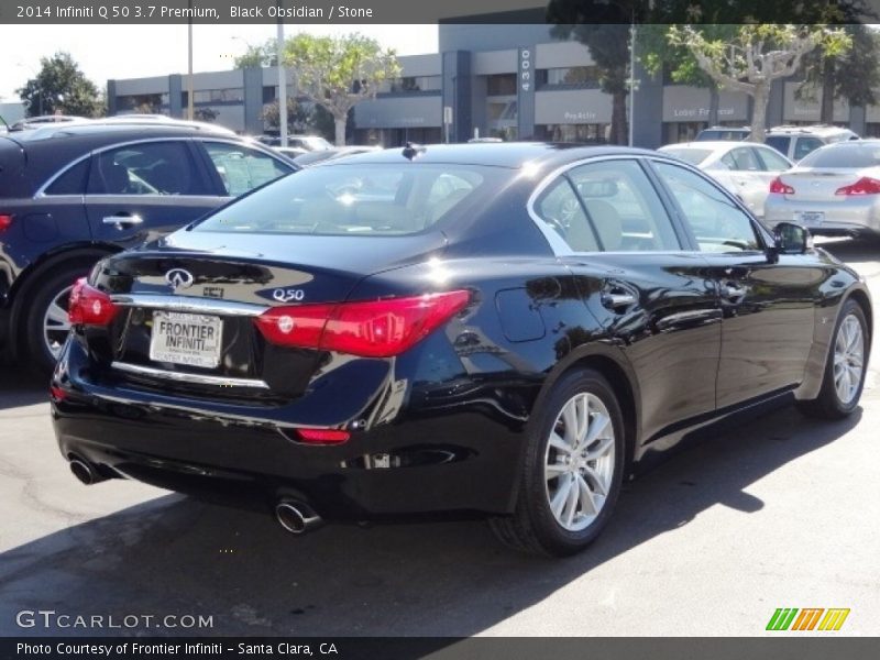 Black Obsidian / Stone 2014 Infiniti Q 50 3.7 Premium