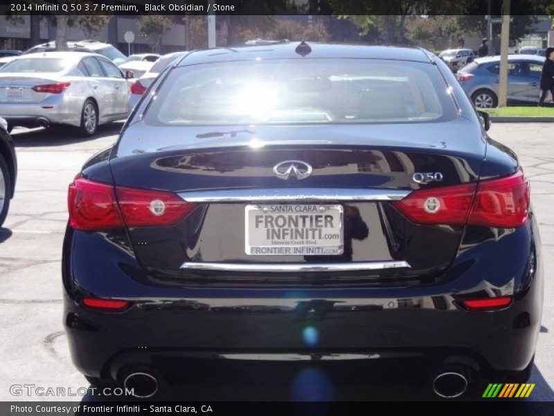 Black Obsidian / Stone 2014 Infiniti Q 50 3.7 Premium