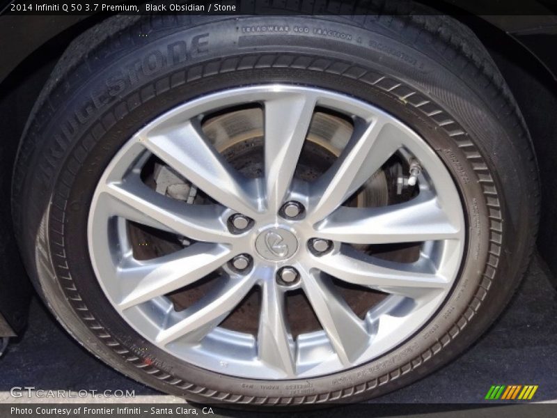 Black Obsidian / Stone 2014 Infiniti Q 50 3.7 Premium