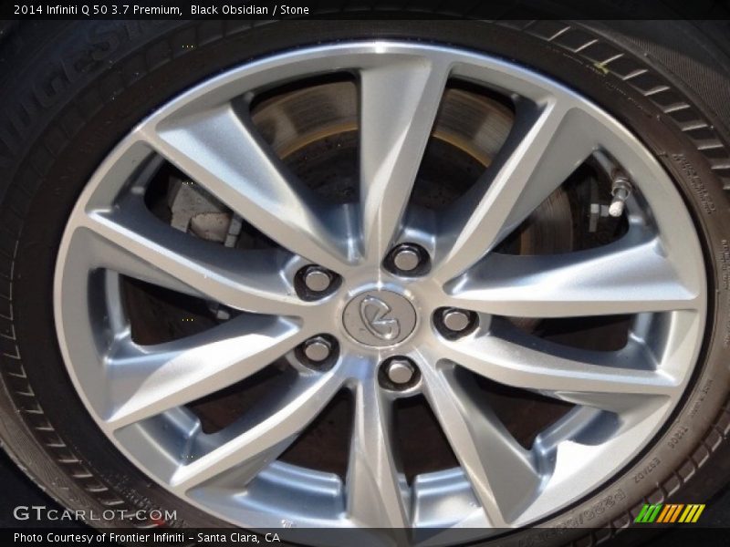 Black Obsidian / Stone 2014 Infiniti Q 50 3.7 Premium
