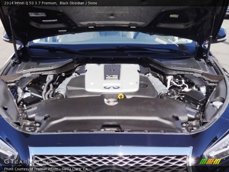 Black Obsidian / Stone 2014 Infiniti Q 50 3.7 Premium