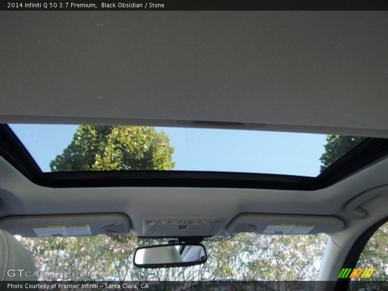 Black Obsidian / Stone 2014 Infiniti Q 50 3.7 Premium