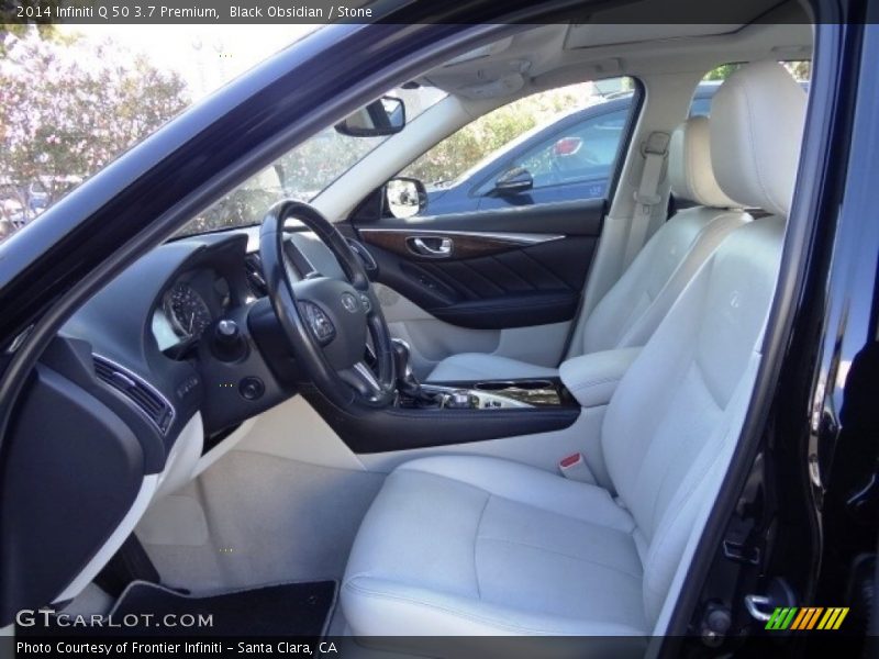 Black Obsidian / Stone 2014 Infiniti Q 50 3.7 Premium
