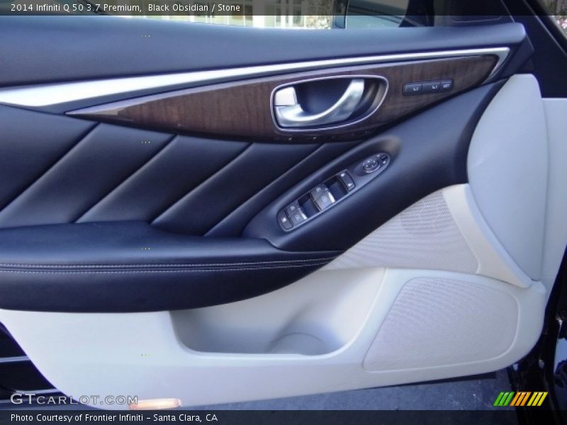 Black Obsidian / Stone 2014 Infiniti Q 50 3.7 Premium