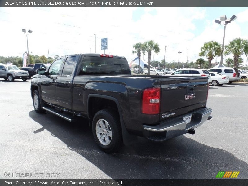 Iridium Metallic / Jet Black/Dark Ash 2014 GMC Sierra 1500 SLE Double Cab 4x4