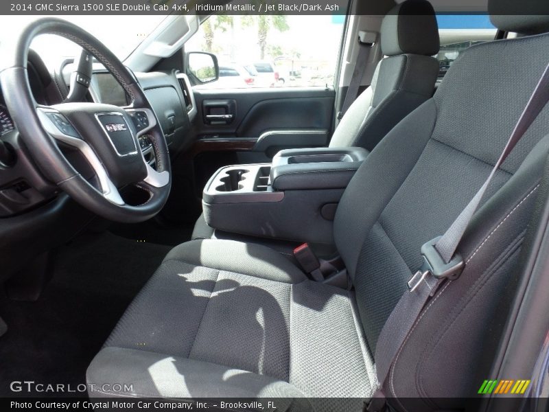 Iridium Metallic / Jet Black/Dark Ash 2014 GMC Sierra 1500 SLE Double Cab 4x4