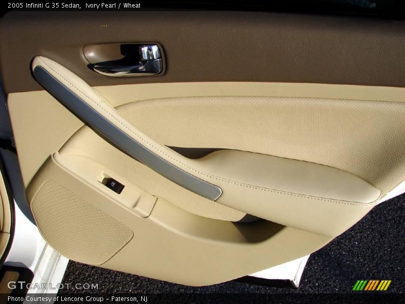 Ivory Pearl / Wheat 2005 Infiniti G 35 Sedan