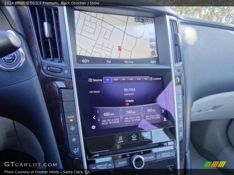 Black Obsidian / Stone 2014 Infiniti Q 50 3.7 Premium