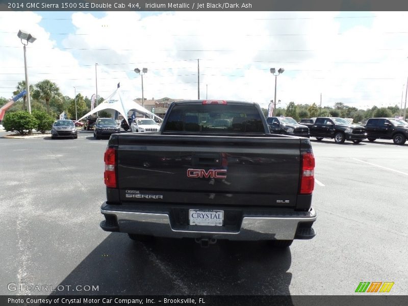 Iridium Metallic / Jet Black/Dark Ash 2014 GMC Sierra 1500 SLE Double Cab 4x4