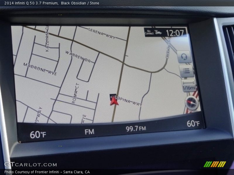 Black Obsidian / Stone 2014 Infiniti Q 50 3.7 Premium