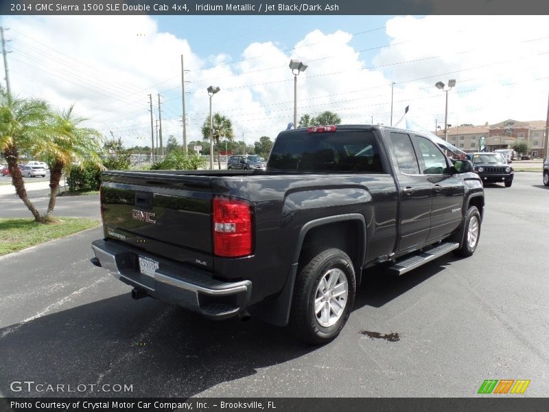 Iridium Metallic / Jet Black/Dark Ash 2014 GMC Sierra 1500 SLE Double Cab 4x4