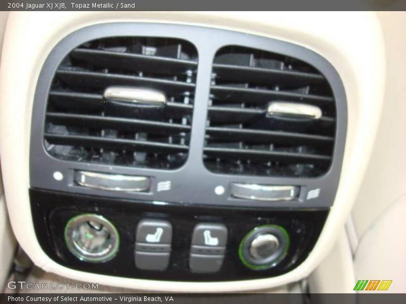 Topaz Metallic / Sand 2004 Jaguar XJ XJ8