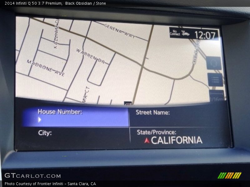 Black Obsidian / Stone 2014 Infiniti Q 50 3.7 Premium