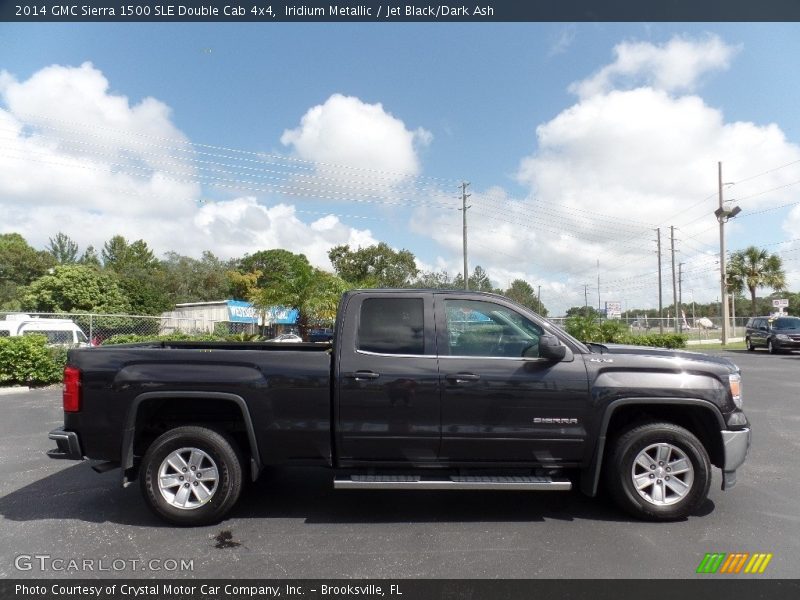 Iridium Metallic / Jet Black/Dark Ash 2014 GMC Sierra 1500 SLE Double Cab 4x4