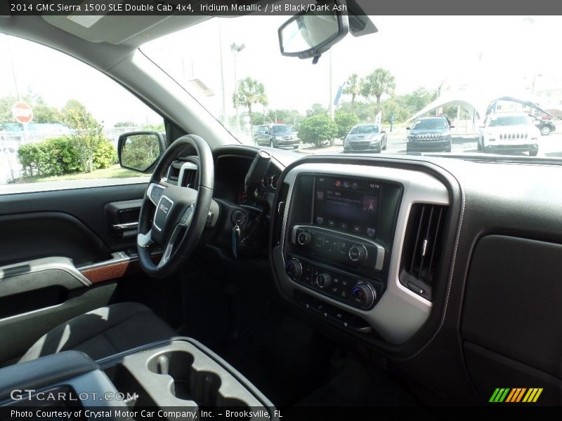 Iridium Metallic / Jet Black/Dark Ash 2014 GMC Sierra 1500 SLE Double Cab 4x4