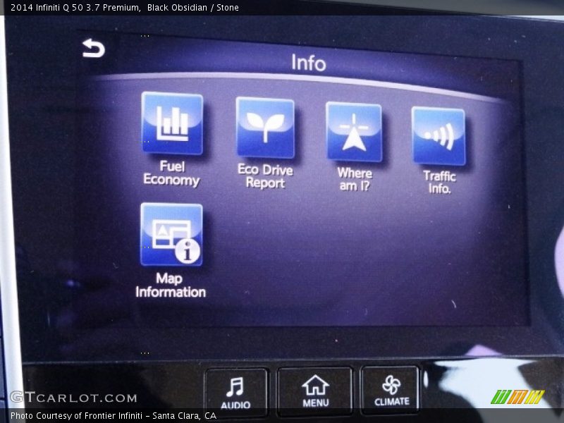 Black Obsidian / Stone 2014 Infiniti Q 50 3.7 Premium