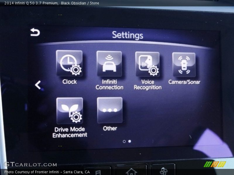 Black Obsidian / Stone 2014 Infiniti Q 50 3.7 Premium