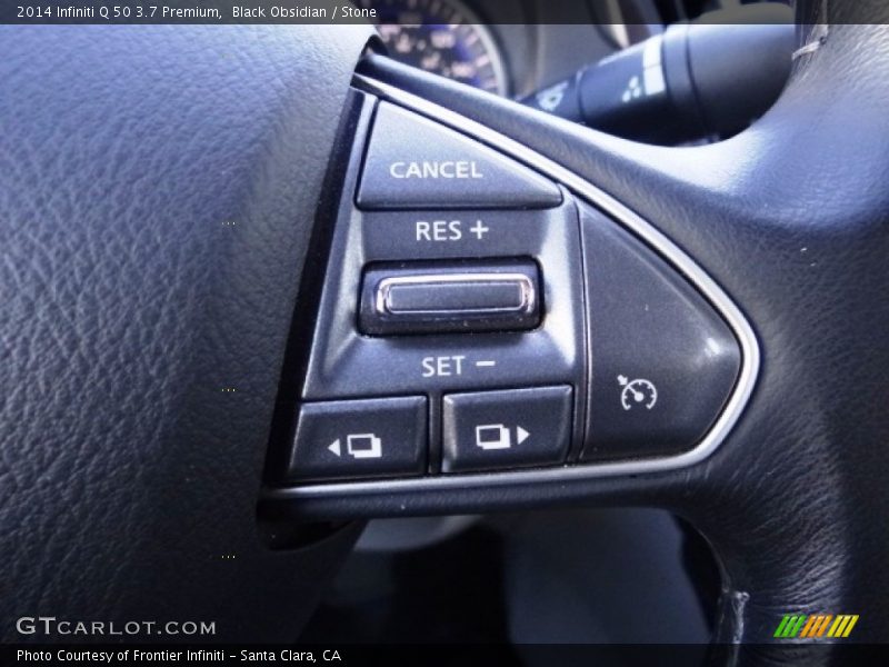 Black Obsidian / Stone 2014 Infiniti Q 50 3.7 Premium