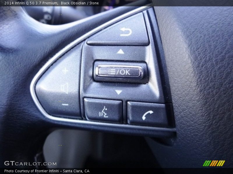 Black Obsidian / Stone 2014 Infiniti Q 50 3.7 Premium