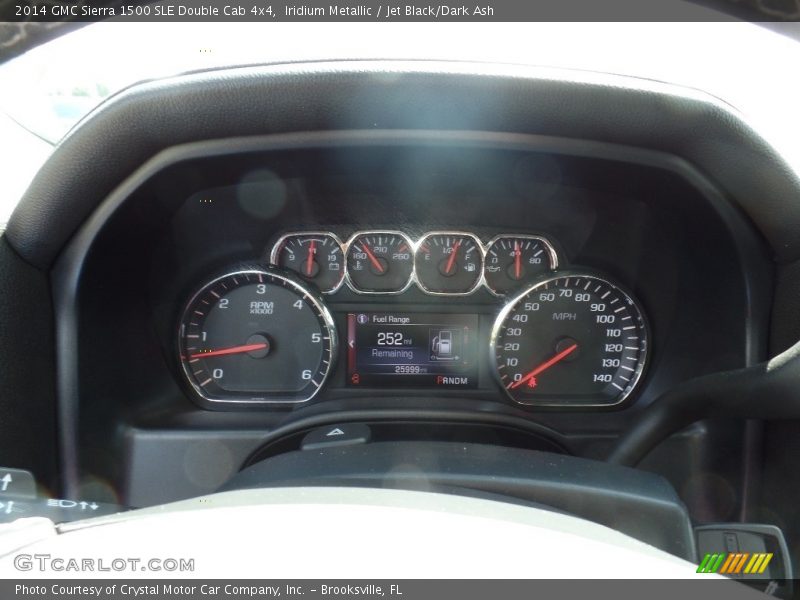 Iridium Metallic / Jet Black/Dark Ash 2014 GMC Sierra 1500 SLE Double Cab 4x4
