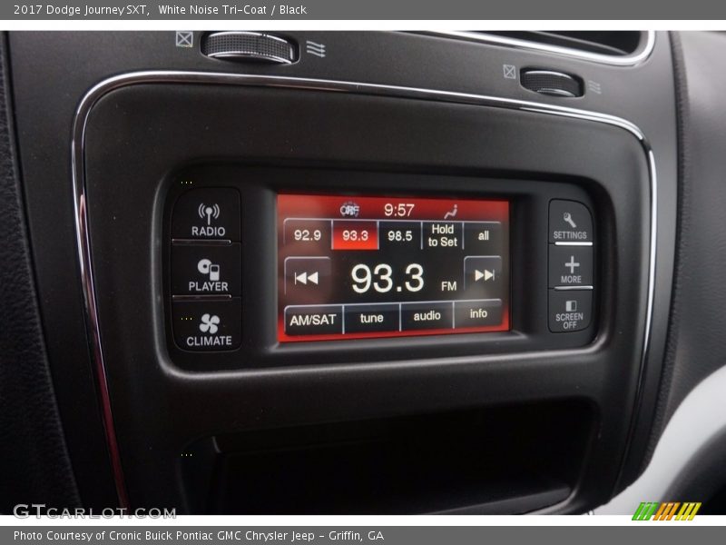 White Noise Tri-Coat / Black 2017 Dodge Journey SXT