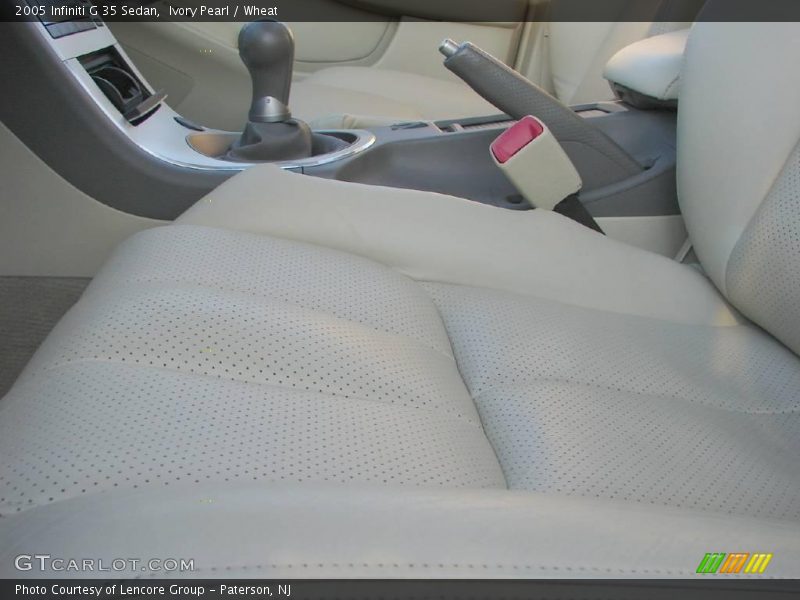 Ivory Pearl / Wheat 2005 Infiniti G 35 Sedan