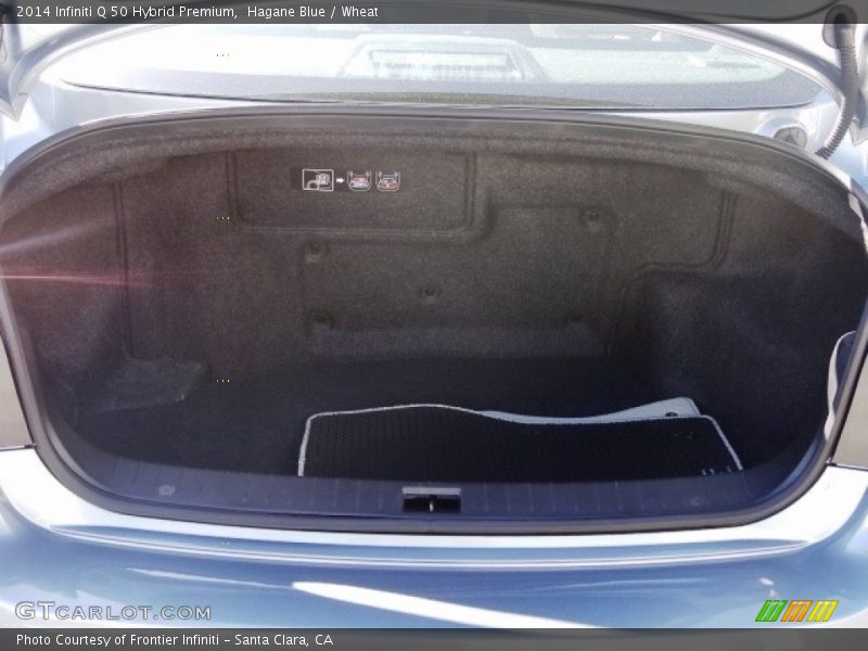 Hagane Blue / Wheat 2014 Infiniti Q 50 Hybrid Premium