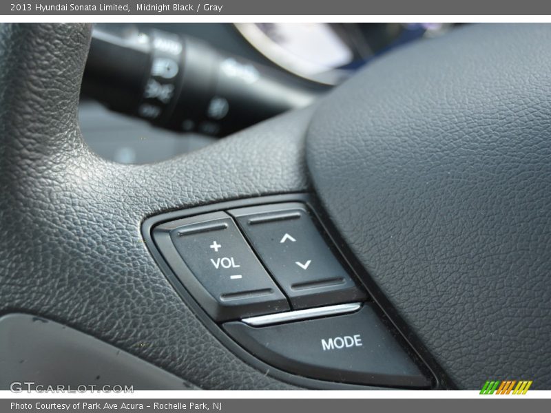 Midnight Black / Gray 2013 Hyundai Sonata Limited