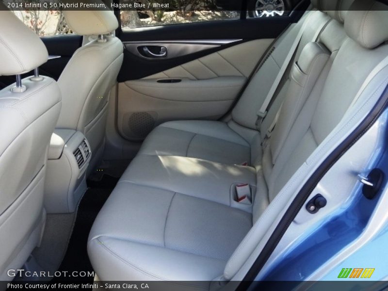 Hagane Blue / Wheat 2014 Infiniti Q 50 Hybrid Premium